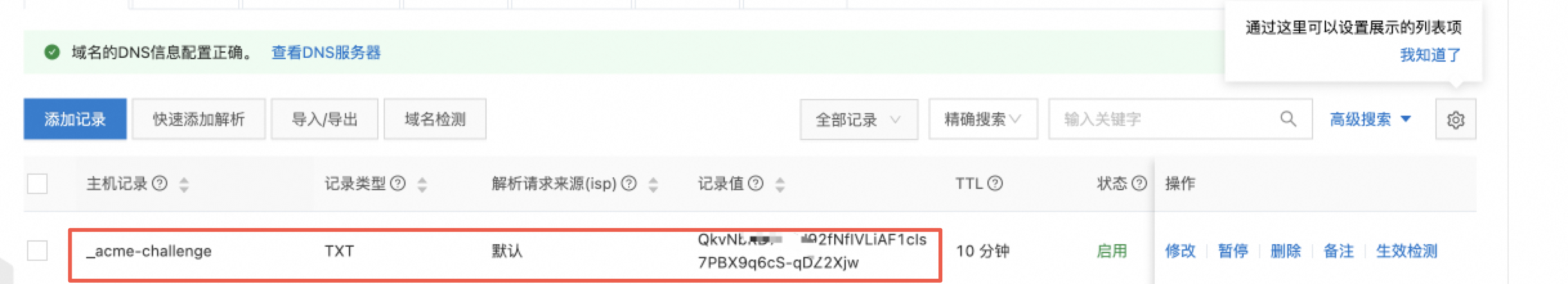 DNS记录